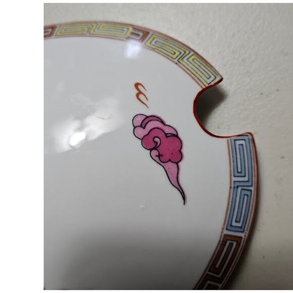 Nakazato Japanese Oval Casserole: Phoenix & Dragon Design Lidded Serving Bowl - Picture 10 of 11